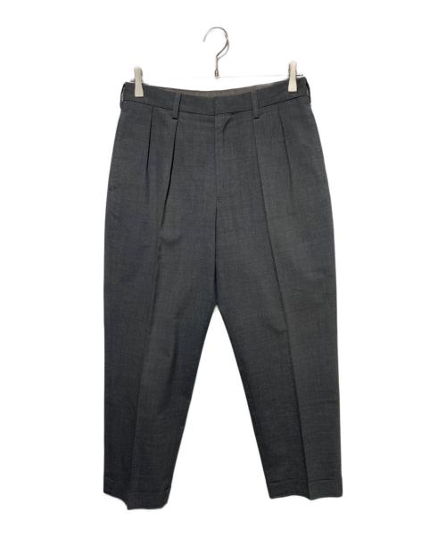 BROWN by 2-tacs（ブラウンバイツータックス）BROWN by 2-tacs (ブラウンバイツータックス) 2-TACS WIDE SLACKS グレー サイズ:Sの古着・服飾アイテム