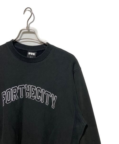 FTC（エフティーシー）FTC (エフティーシー) FTC FORTHECITY CREW NECK ブラック サイズ:Ｌの古着・服飾アイテム