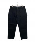 CarHarttカーハート）の古着「DOUBLE FRONT UTILITY WORK PANT」｜ブラック