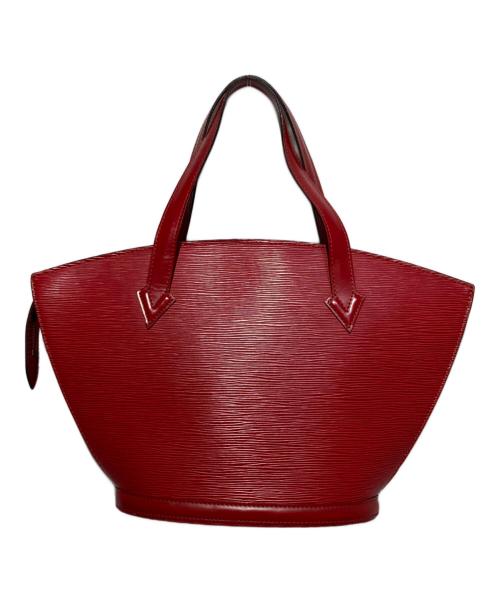 LOUIS VUITTON（ルイ ヴィトン）LOUIS VUITTON (ルイ ヴィトン) サンジャックPM  トートバッグ レッドの古着・服飾アイテム