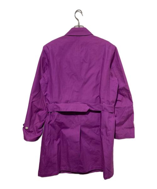 MACKINTOSH PHILOSOPHY（マッキントッシュ フィロソフィー）MACKINTOSH PHILOSOPHY (マッキントッシュ フィロソフィー) ステンカラーコート パープル サイズ:40の古着・服飾アイテム