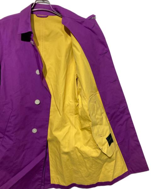 MACKINTOSH PHILOSOPHY（マッキントッシュ フィロソフィー）MACKINTOSH PHILOSOPHY (マッキントッシュ フィロソフィー) ステンカラーコート パープル サイズ:40の古着・服飾アイテム