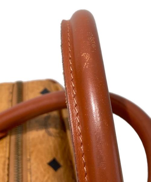 MCM（エムシーエム）MCM (エムシーエム) ミニボストンバッグ ブラウンの古着・服飾アイテム