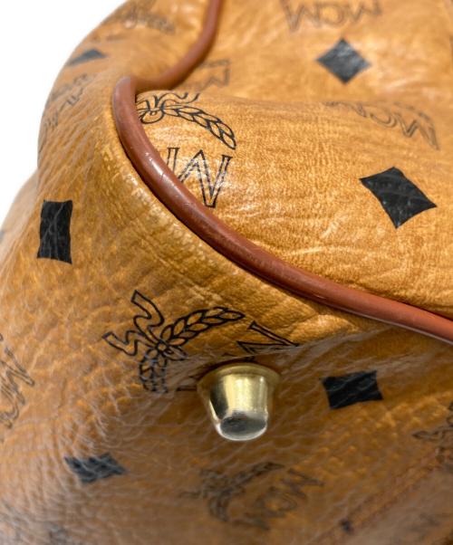 MCM（エムシーエム）MCM (エムシーエム) ミニボストンバッグ ブラウンの古着・服飾アイテム