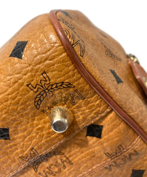 MCM（エムシーエム）MCM (エムシーエム) ミニボストンバッグ ブラウンの古着・服飾アイテム