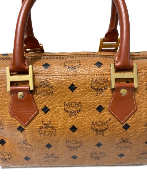 MCM（エムシーエム）MCM (エムシーエム) ミニボストンバッグ ブラウンの古着・服飾アイテム