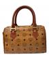 MCM (エムシーエム) ミニボストンバッグ ブラウン：10000円