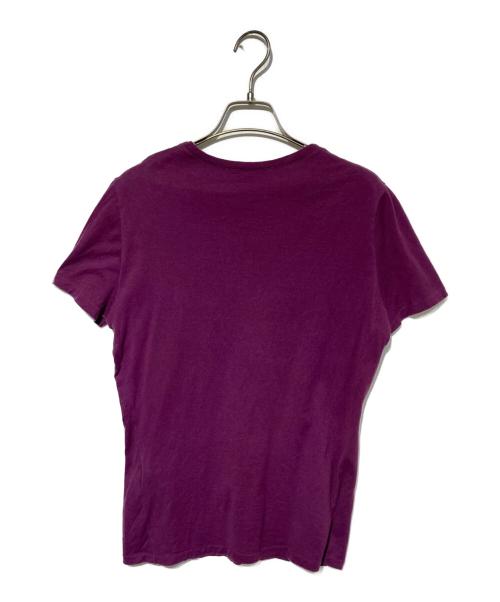GUCCI（グッチ）GUCCI (グッチ) ロゴTシャツ パープル サイズ:Ｍの古着・服飾アイテム