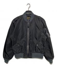AVIREX×JOURNAL STANDARD relume（アヴィレックス×ジャーナルスタンダード レリューム）の古着「別注L-2Bフライトジャケット」｜ブラック