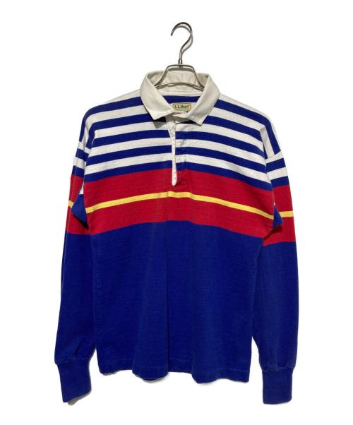 L.L.Bean（エルエルビーン）L.L.Bean (エルエルビーン) ラガーシャツ ホワイト×ブルー サイズ:Ｍの古着・服飾アイテム
