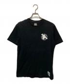 stussy×Dickiesステューシー×ディッキーズ）の古着「プリントTシャツ」｜ブラック