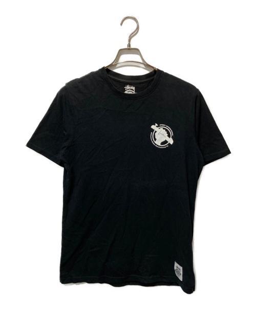 stussy（ステューシー）stussy (ステューシー) Dickies (ディッキーズ) プリントTシャツ ブラック サイズ:Sの古着・服飾アイテム