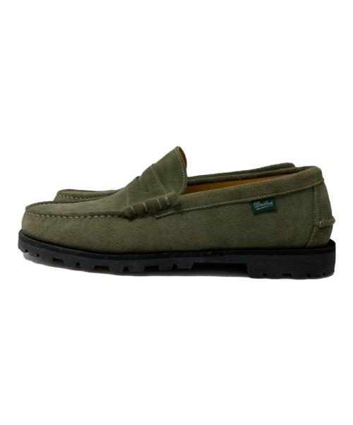 PARABOOT（パラブーツ）PARABOOT (パラブーツ) スエードローファー オリーブ サイズ:8の古着・服飾アイテム