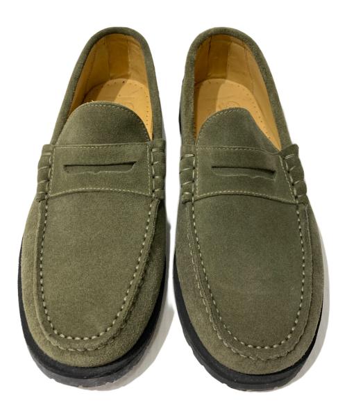 PARABOOT（パラブーツ）PARABOOT (パラブーツ) スエードローファー オリーブ サイズ:8の古着・服飾アイテム