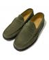 PARABOOT（パラブーツ）の古着「スエードローファー」｜オリーブ