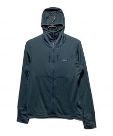 Patagonia（パタゴニア）の古着「R1サーマル・フルジップ・フーディ」｜ネイビー