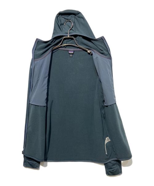 Patagonia（パタゴニア）Patagonia (パタゴニア) R1サーマル・フルジップ・フーディ ネイビー サイズ:Mの古着・服飾アイテム