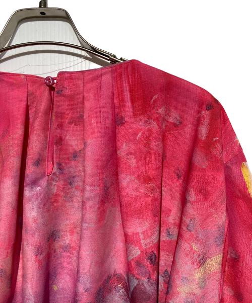 HERALBONY（ヘラルボニー）HERALBONY (ヘラルボニー) クルーネックワンピース「忘れ物」 ピンク サイズ:Fの古着・服飾アイテム