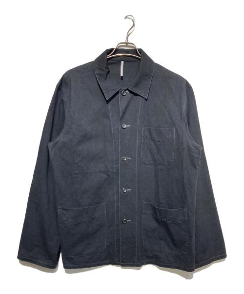 SUS-SOUS（シュス）SUS-SOUS (シュス) リネン混カバーオール ブラック サイズ:9の古着・服飾アイテム