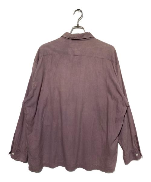 Pilgrim Surf+Supply（ピルグリム サーフサプライ）PILGRIM SURF+SUPPLY (ピルグリム サーフサプライ) ワークシャツ パープル サイズ:XLの古着・服飾アイテム