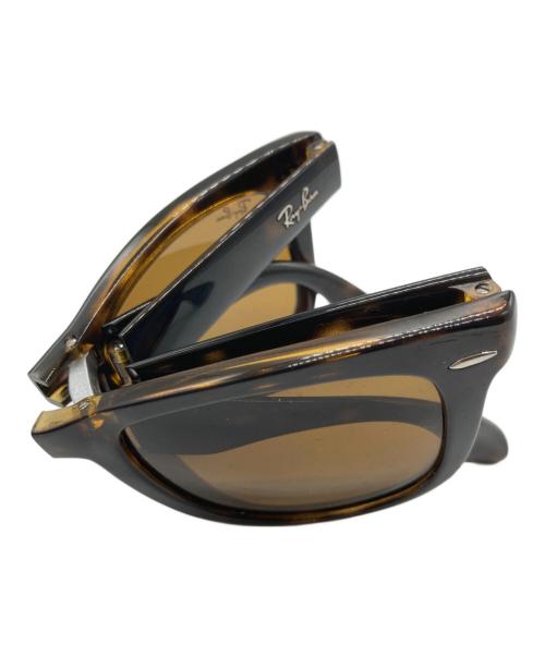 RAY-BAN（レイバン）RAY-BAN (レイバン) Wayfarer Folding Classic サングラス ブラウンの古着・服飾アイテム