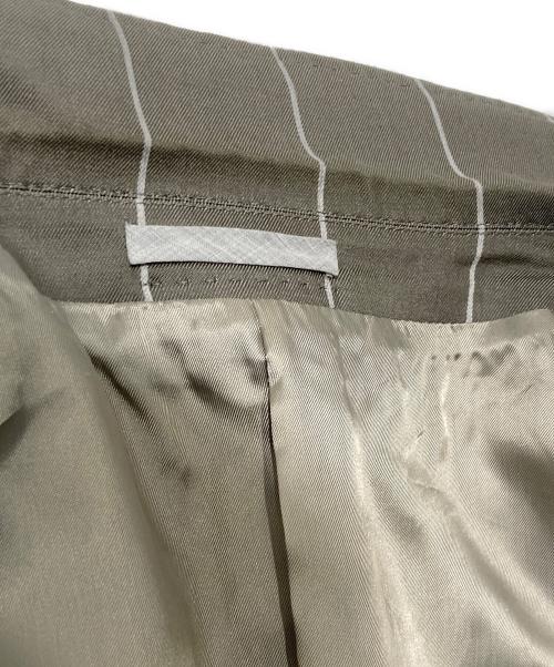BRUNELLO CUCINELLI（ブルネロクチネリ）BRUNELLO CUCINELLI (ブルネロクチネリ) ストライプテーラードジャケット グレー サイズ:48の古着・服飾アイテム