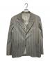 BRUNELLO CUCINELLI（ブルネロクチネリ）の古着「ストライプテーラードジャケット」｜グレー