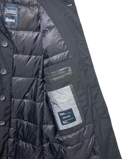 HERNO（ヘルノ）HERNO (ヘルノ) Laminar ダウンステンカラーコート ブラック サイズ:48の古着・服飾アイテム