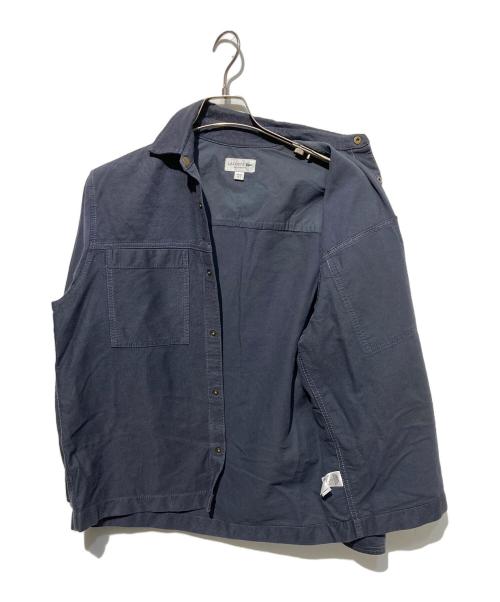 LACOSTE（ラコステ）LACOSTE (ラコステ) コードレーンシャツジャケット グレー サイズ:38の古着・服飾アイテム