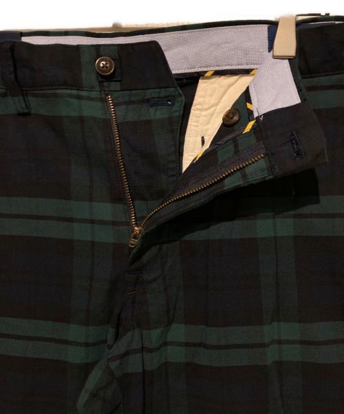 POLO RALPH LAUREN（ポロ・ラルフローレン）POLO RALPH LAUREN (ポロ・ラルフローレン) ブラックウォッチ スリムフィットパンツ ネイビー×グリーン サイズ:34の古着・服飾アイテム