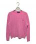 POLO RALPH LAUREN（ポロ・ラルフローレン）の古着「カシミヤ混ケーブルニット」｜ピンク