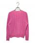 POLO RALPH LAUREN (ポロ・ラルフローレン) カシミヤ混ケーブルニット ピンク サイズ:L：8000円