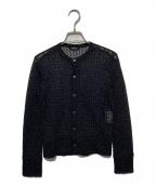 tricot COMME des GARCONSトリココムデギャルソン）の古着「90s シアーカーディガン」｜ブラック