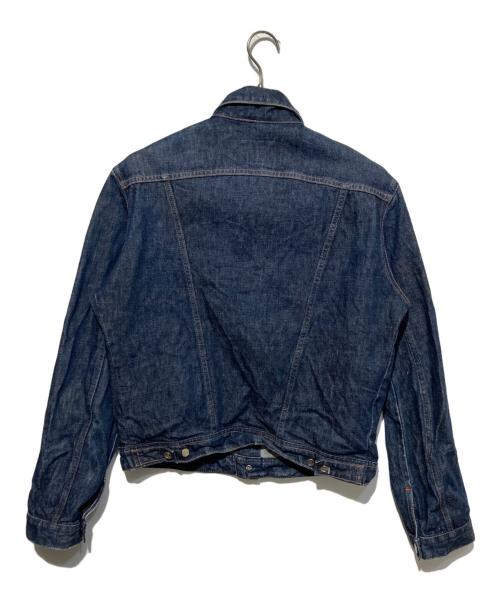 W.&L.T（ウォルト）W.&L.T (ウォルト) 稲妻刺繍デニムジャケット インディゴ サイズ:Lの古着・服飾アイテム