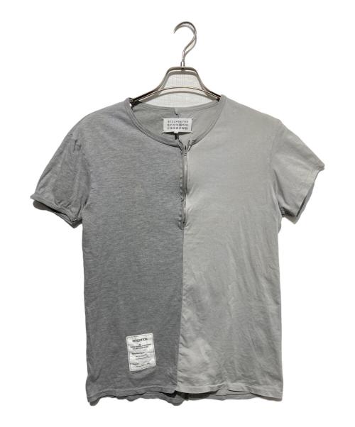 Maison Margiela（メゾンマルジェラ）Maison Margiela (メゾンマルジェラ) RE-EDITION ハーフジップカットソー グレー サイズ:50の古着・服飾アイテム
