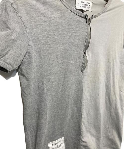 Maison Margiela（メゾンマルジェラ）Maison Margiela (メゾンマルジェラ) RE-EDITION ハーフジップカットソー グレー サイズ:50の古着・服飾アイテム