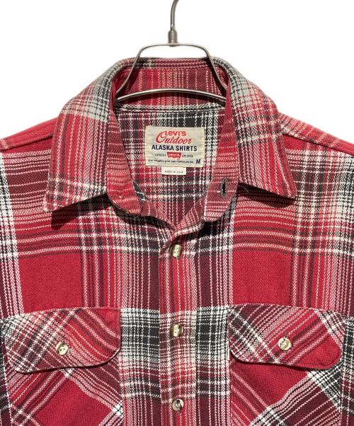 Levi’s OUTDOOR（リーバイス アウトドア）Levi’s OUTDOOR (リーバイス アウトドア) ALASKA SHIRT レッド サイズ:Ｍの古着・服飾アイテム