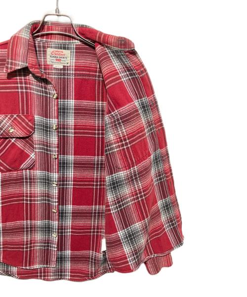 Levi’s OUTDOOR（リーバイス アウトドア）Levi’s OUTDOOR (リーバイス アウトドア) ALASKA SHIRT レッド サイズ:Ｍの古着・服飾アイテム