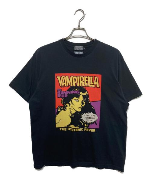 Hysteric Glamour（ヒステリックグラマー）Hysteric Glamour (ヒステリックグラマー) VAMPIRELLA/RUNNING RED Tシャツ ブラック サイズ:XLの古着・服飾アイテム