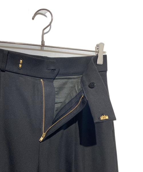 Noble（ノーブル）Noble (ノーブル) TRツイル裏起毛スラックスパンツ ブラック サイズ:38の古着・服飾アイテム