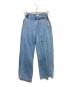 AMERI（アメリ）の古着「WRAP DENIM WIDE PANTS」｜インディゴ