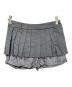 jose moon（ジョゼムーン）の古着「DOUBLEWAIST PLEATS MINISKIRT」｜グレー