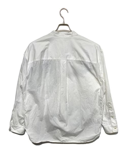 HERALBONY（ヘラルボニー）HERALBONY (ヘラルボニー) バンドカラーシャツ「タイトル不明」 ホワイト サイズ:Lの古着・服飾アイテム