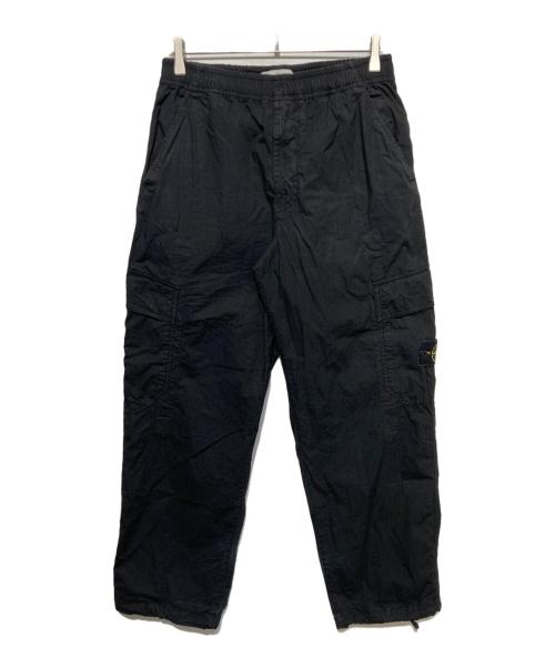 STONE ISLAND（ストーンアイランド）STONE ISLAND (ストーンアイランド) リップストップカーゴパンツ ブラック サイズ:78.5cm (W31)の古着・服飾アイテム