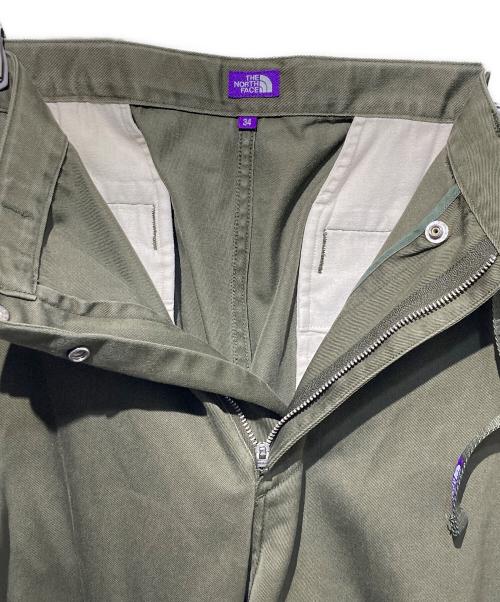THE NORTHFACE PURPLELABEL（ザ・ノースフェイス パープルレーベル）THE NORTHFACE PURPLELABEL (ザ・ノースフェイス パープルレーベル) Chino Cargo Pocket Field Pants オリーブ サイズ:34の古着・服飾アイテム