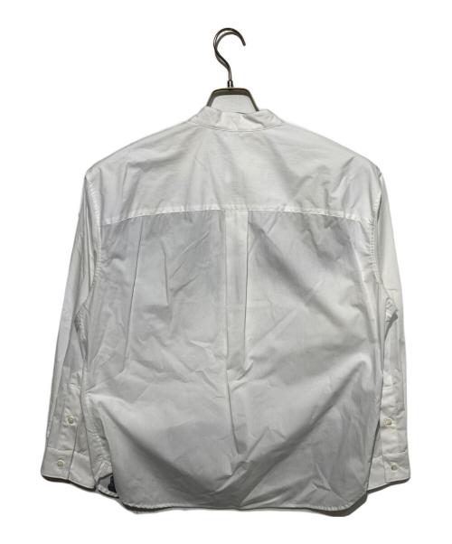 HERALBONY（ヘラルボニー）HERALBONY (ヘラルボニー) バンドカラーシャツ「タイトル不明」 ホワイト サイズ:Mの古着・服飾アイテム