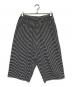(g)(グラム)（グラム）の古着「DELAVE BORDER OVAL PANTS」｜ホワイト×ブラック