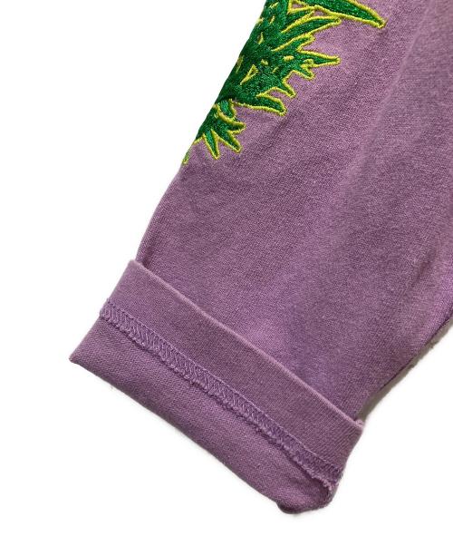 stussy（ステューシー）stussy (ステューシー) ロングスリーブカットソー パープル サイズ:Sの古着・服飾アイテム