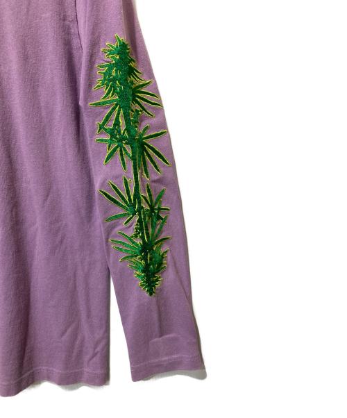 stussy（ステューシー）stussy (ステューシー) ロングスリーブカットソー パープル サイズ:Sの古着・服飾アイテム