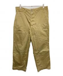 WORKERS（ワーカーズ）の古着「Officer Trousers」｜ベージュ